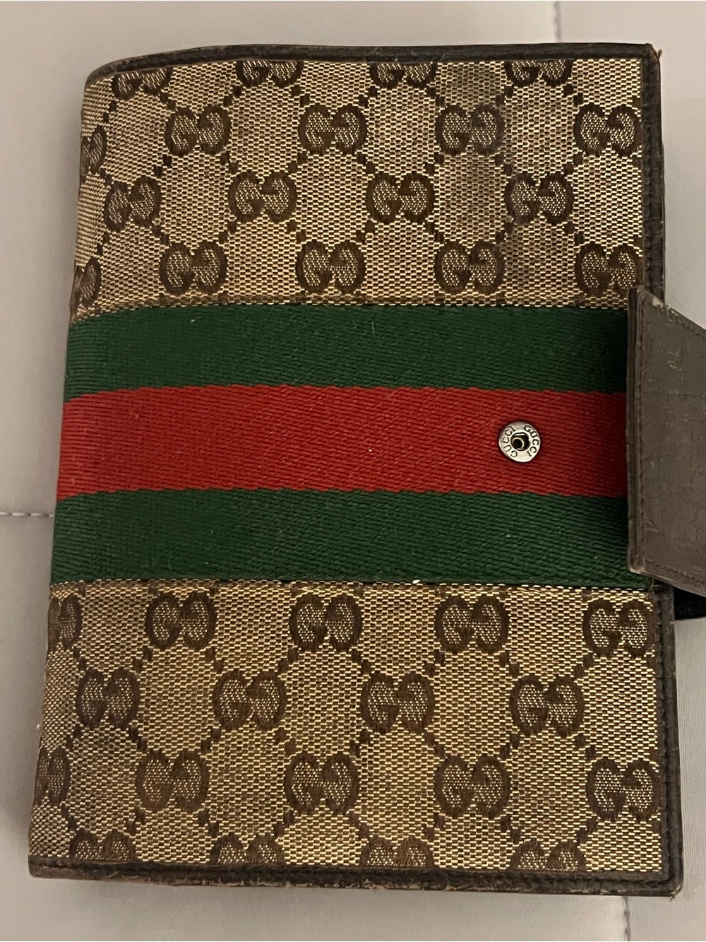 Gucci Brown GG canvas medium agenda